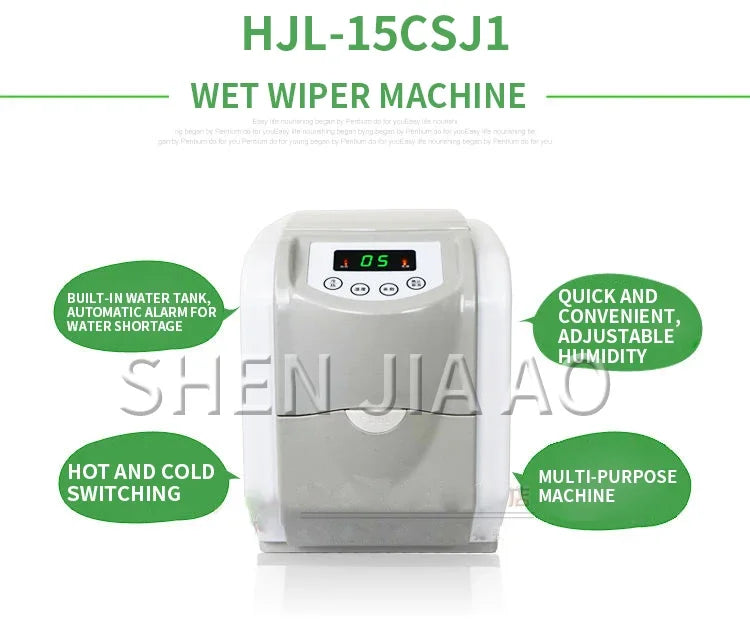 220V 50/60Hz Hot Cold Wipes Machine Towel Wet Wipes Heater For Baby Business Hotel KTV Internet Cafes Foot Bath Universal 5-40°C