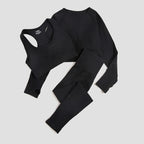 WAREBALL 2/3/4pcs Seamless Yoga Set Gym Clothes Sportswear Yoga Suits For Women Fitness Set Tracksuits Sports Bra Gym Leggings