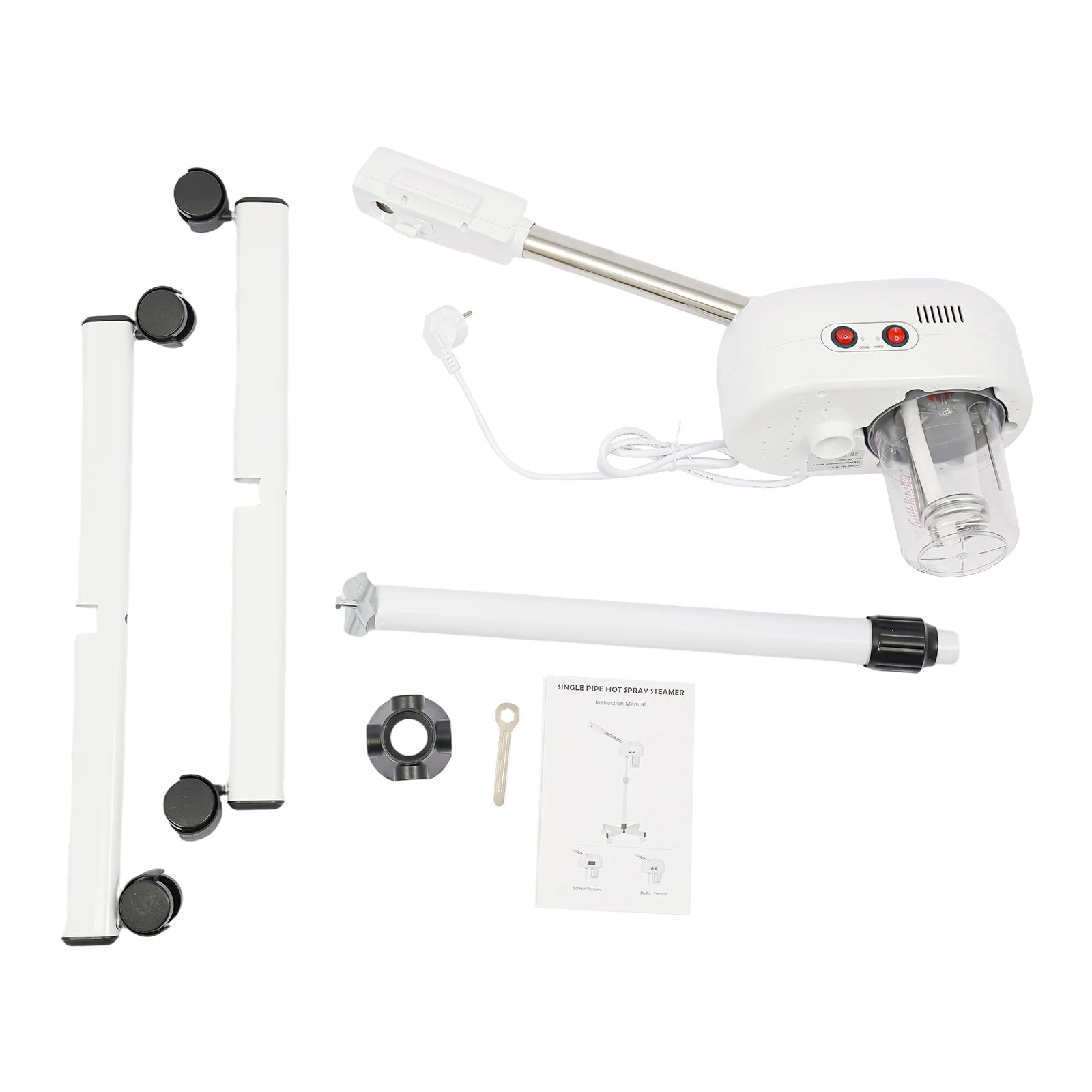 Professional 2 In 1 Ozone Facial Steamer with Automatic Power-Off Protection for Home Beauty Salon Spa Skin Care