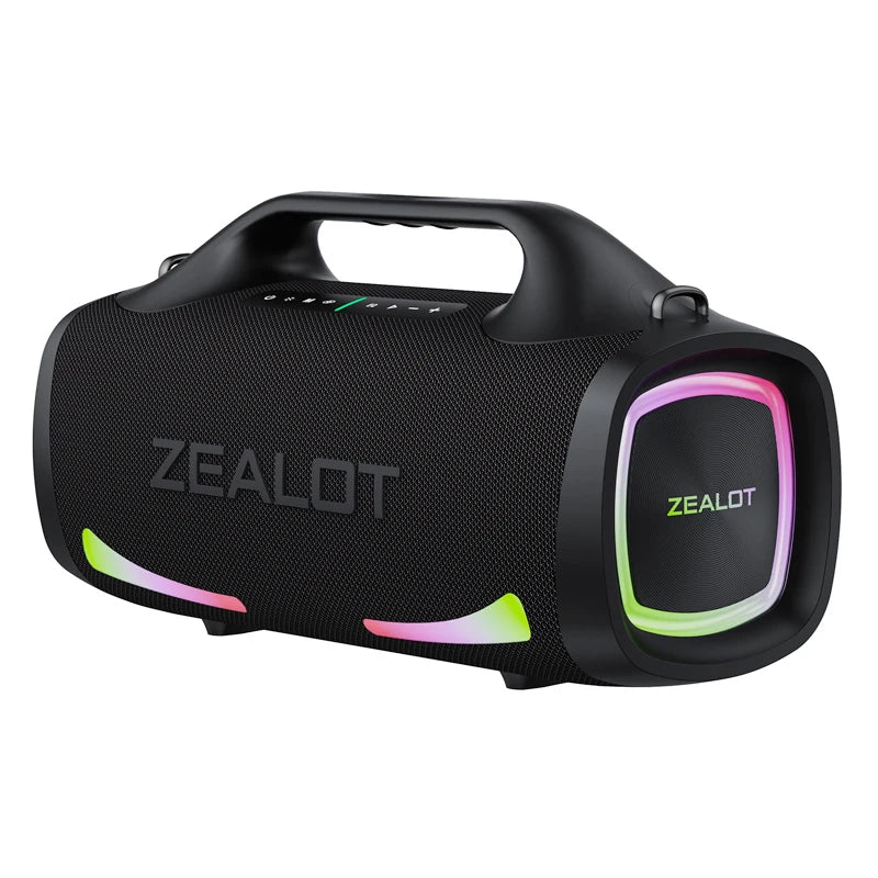 ZEALOT S79 Bluetooth Speaker 100W Portable Subwoofer HiFi Dual Pair Fast Charge 24000mAh Battery