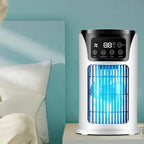 Multifunctional Evaporative Cooling Fan Portable Cold Air Conditioner Small Air Cooler Natural Air-cooled Fan for Desk