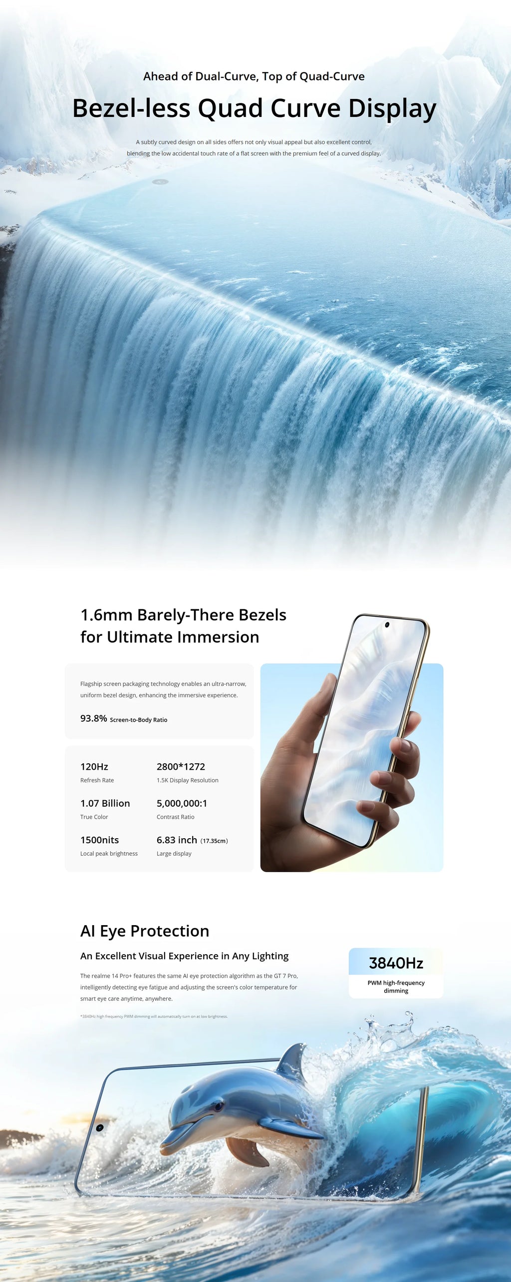Global Version realme 14 Pro Plus 5G Smartphone Sony 3X Periscope OIS Camera Snapdragon7s Gen 3 80W SUPERVOOC Charge IP69