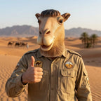 Camel Latex Mask Funny Animal Headgear Christmas Carnival Party Novelty Animal Full Head Mask Halloween Cosplay Head Cover