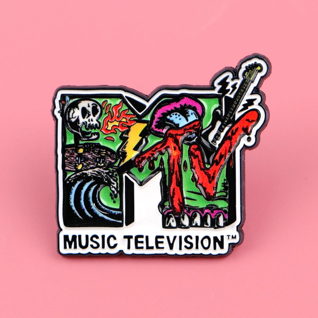 Retro 80s 90s Enamel Pins Vintage Cassette Tape Brooches Old School Lapel Pins for Backpacks Jewelry Gift For Friends