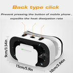 VR Glasses 3D Virtual Reality Headset Devices Helmet Lenses Goggles Smart For Smartphones Phone Cell Mobile Game Viar Viewer Set
