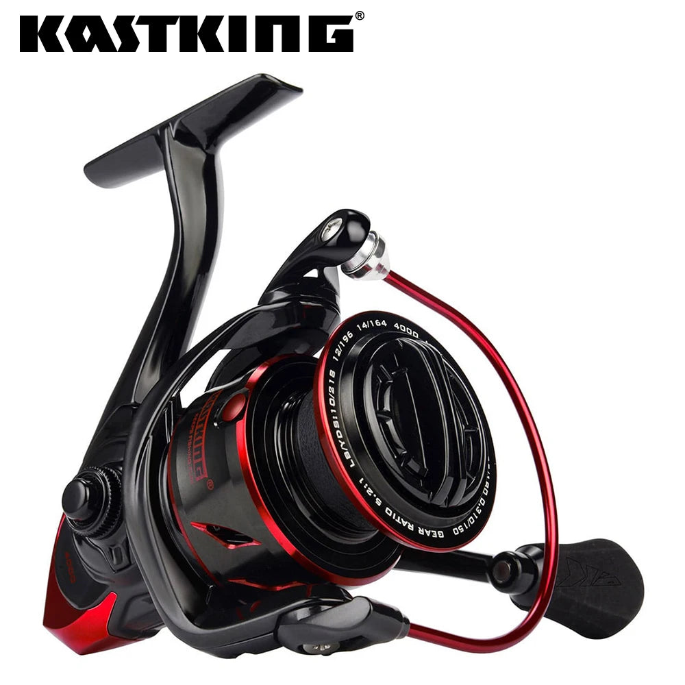 KastKing Sharky III Innovative Water Resistance Spinning Reel 18KG Max Drag Power Fishing Reel for Bass Pike Fishing Main image