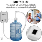 SucceBuy Bottled Water Dispensing Pump w/PE Pipe 1 Gal/MIN 40 PSI for Coffee Tea Machine Water Dispenser Refrigerator Ice Maker